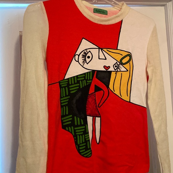 Paramita Picasso Fun Embellished Top NeverUsed - Picture 4 of 16